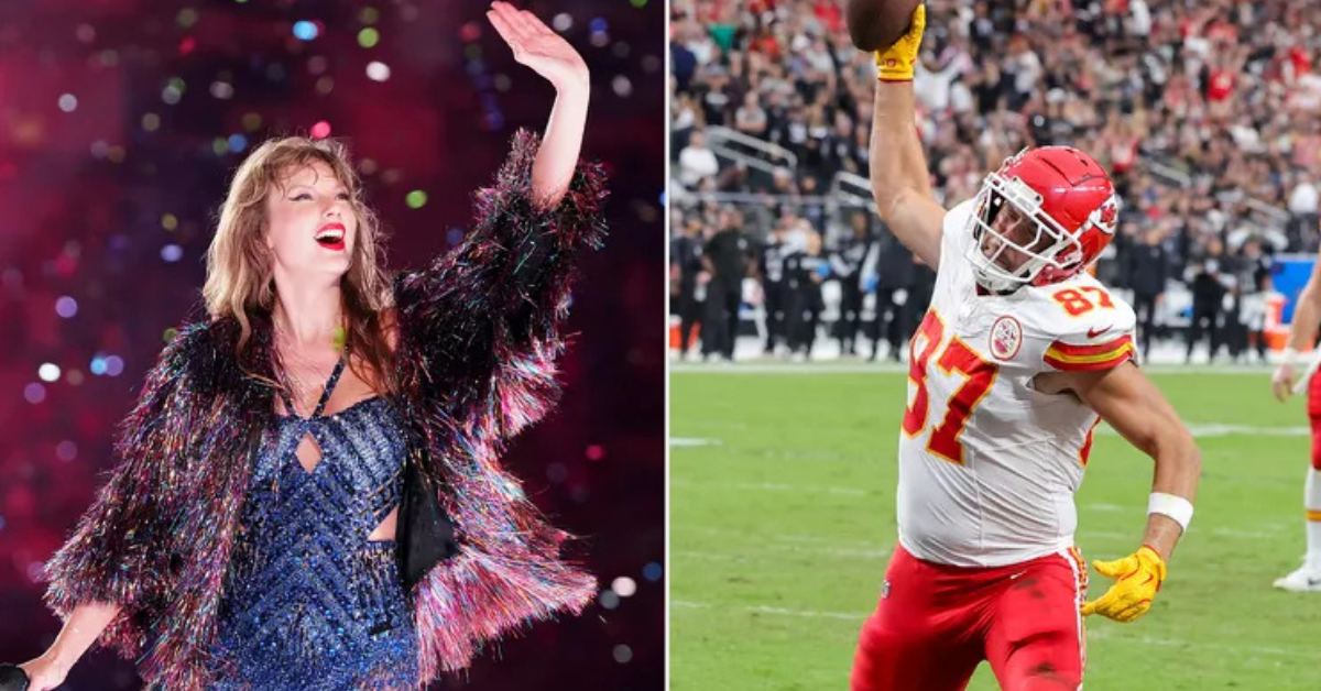 Taylor Swift Appears to Make Sweet Nod to Travis Kelce as He Celebrates Scoring First Touchdown of NFL Season