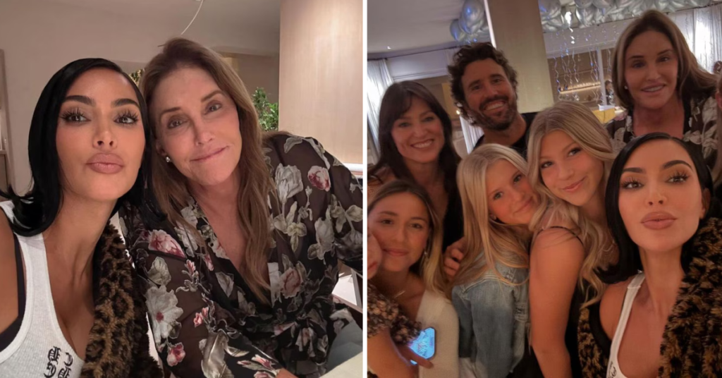 Kim Kardashian Reunites With Stepbrother Brody Jenner at Caitlyn Jenner's Birthday Party