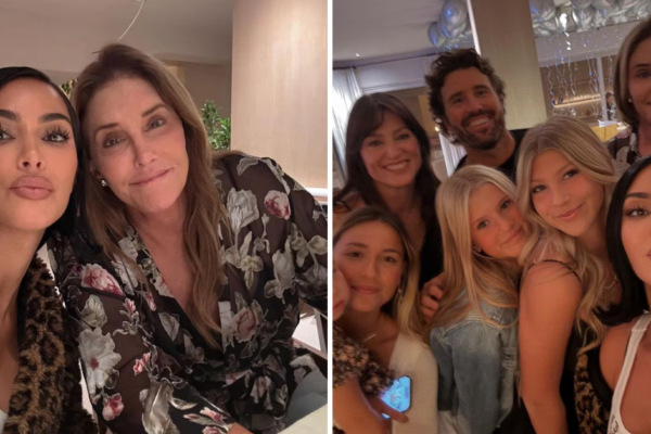 Kim Kardashian Reunites With Stepbrother Brody Jenner at Caitlyn Jenner's Birthday Party