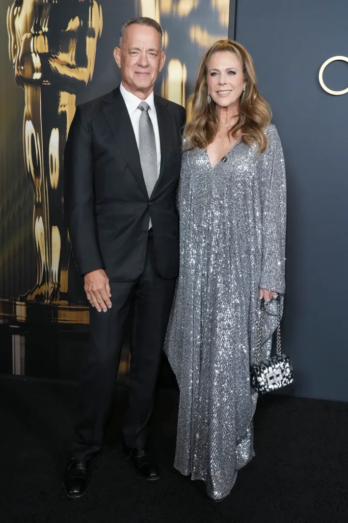 tom hanks left rita wilson 93857396 Hollywood Glamour: The 2024 Governors Awards