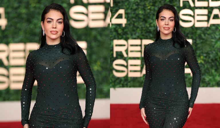 Georgina Rodriguez HE Georgina Rodriguez Dazzles in Emerald Alaïa Gown at Red Sea Film Festival