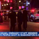 Two Israeli Embassy staff shot and killed near Jewish museum in D.C. The soon-to-be engaged couple were exiting the museum after attending an event hosted by the American Jewish Committee when the gunman opened fire.